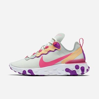 Pantofi Casual Nike React Element 55 Dama Violet Aurii Roz | QFMB-03829